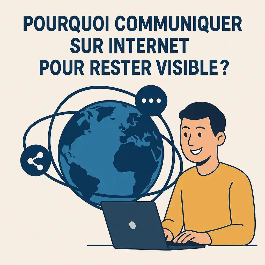 Pourquoi communiquer sur Internet pour rester visible – globe connecté