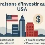 Placer argent USA : infographie sur 10 raisons d’investir dans l’immobilier, l’économie et la fiscalité aux États-Unis