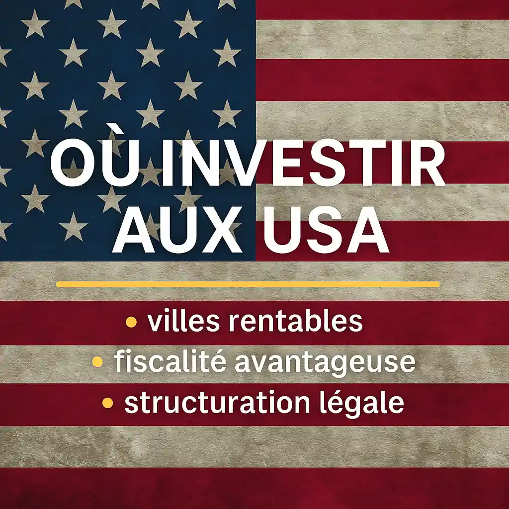 où investir USA : villes rentables, fiscalité avantageuse et structuration légale
