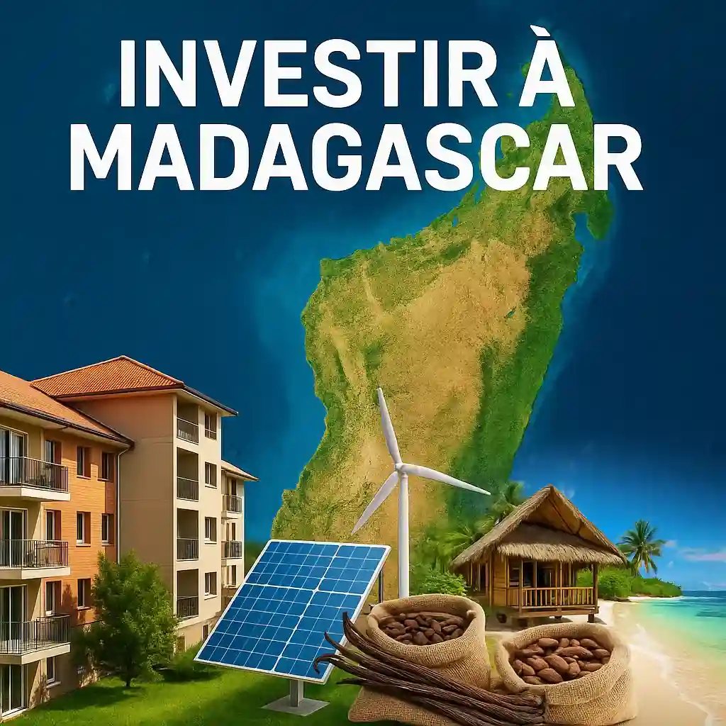 Investir à Madagascar : aperçu des secteurs porteurs comme l’immobilier, le tourisme durable, les énergies vertes et le numérique.