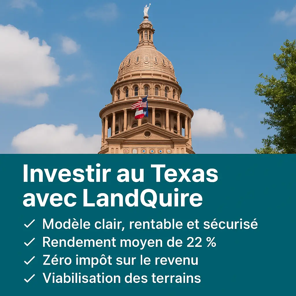 Investir au Texas avec LandQuire : illustration d’un projet foncier sécurisé et rentable