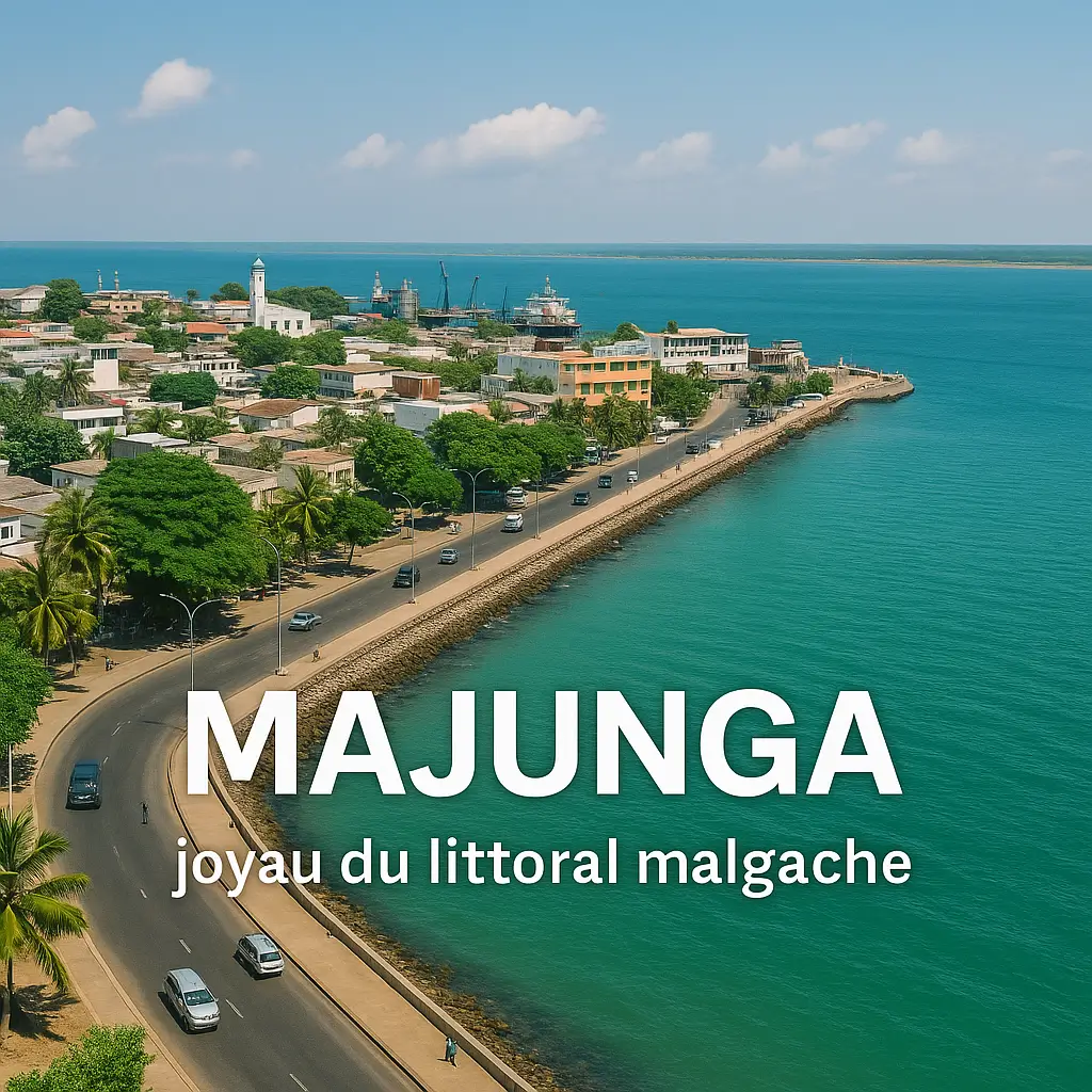 Majunga Madagascar, joyau du littoral malgache avec sa promenade arborée et ses eaux turquoise