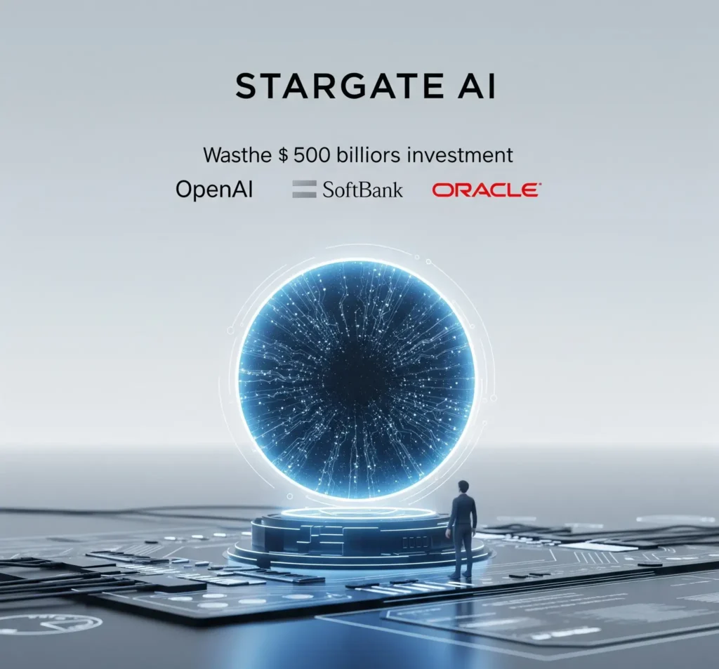Projet Stargate IA investissement 500 milliards alliance OpenAI SoftBank Oracle