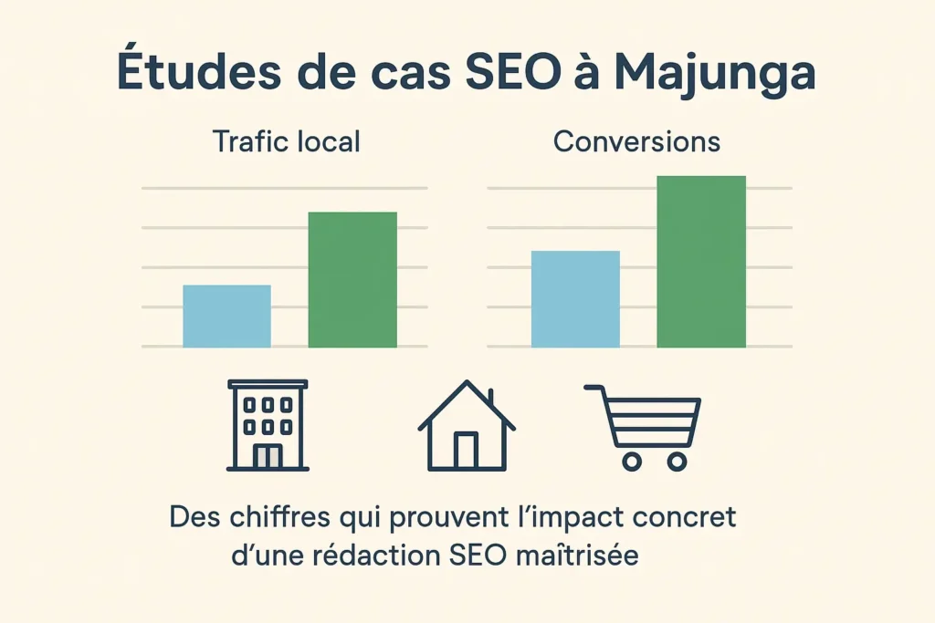 études de cas montrant à Majunga sur l’augmentation du trafic local et des conversions